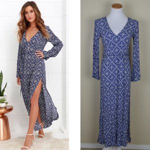 Lulu's Mandala Daydream Printed Maxi Boho Dress